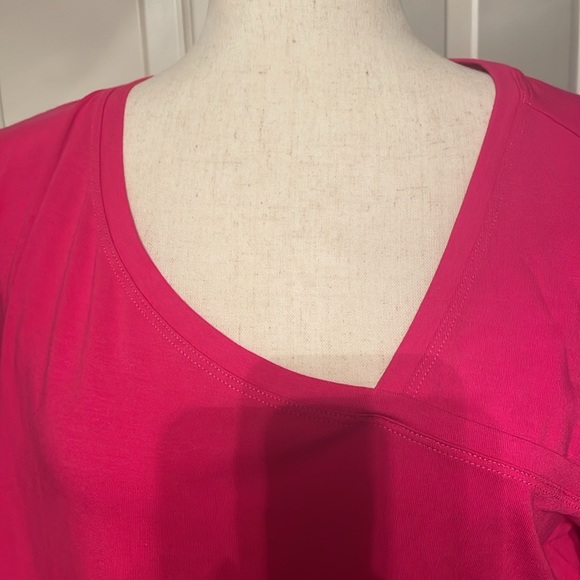 Anatomie long sleeve fuschia top - Picture 2 of 8